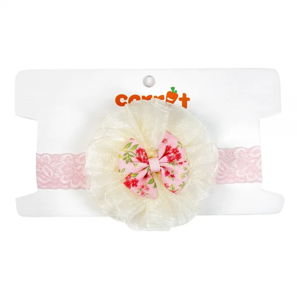 Băng đô ren Carrot A016028, Hồng