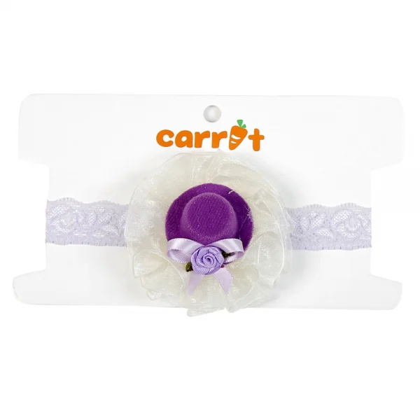 Băng đô ren Carrot A016026, Tím