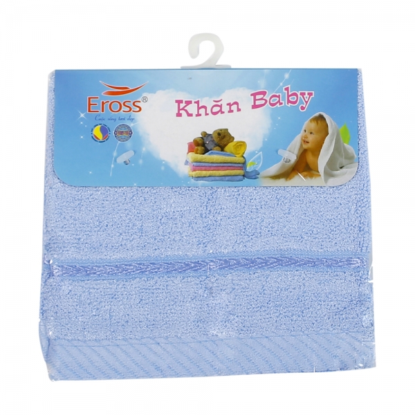 Khăn mặt trẻ em Eross ES06 28x30cm, Xanh dương