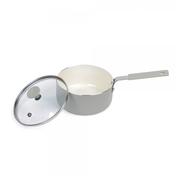 Nồi bột phủ sứ chống dính có vung SmartCook 14cm, Đỏ