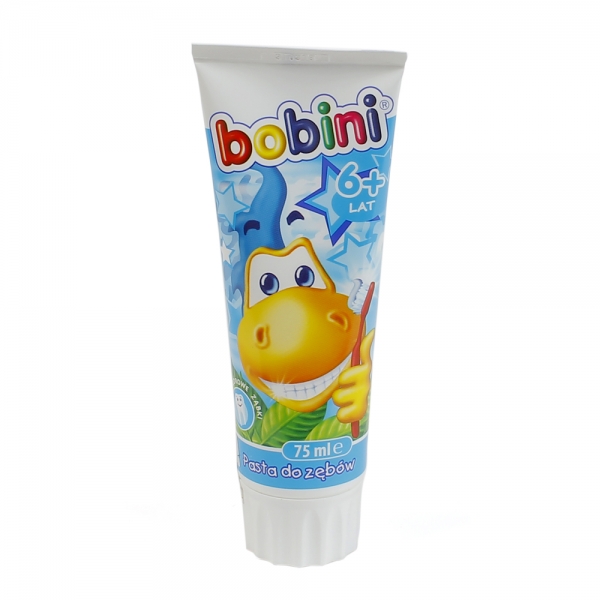 Kem đánh răng trẻ em bạc hà Kidsy Bobini 75ml, trên 6 tuổi