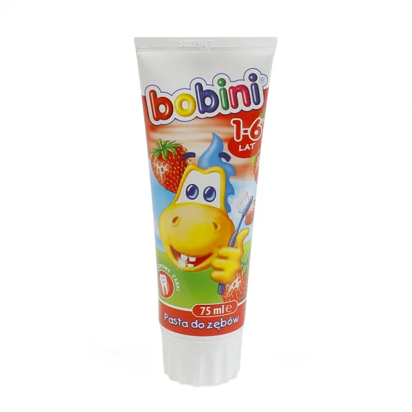 Kem đánh răng hương dâu Baby Bobini 75ml, trên 1 tuổi