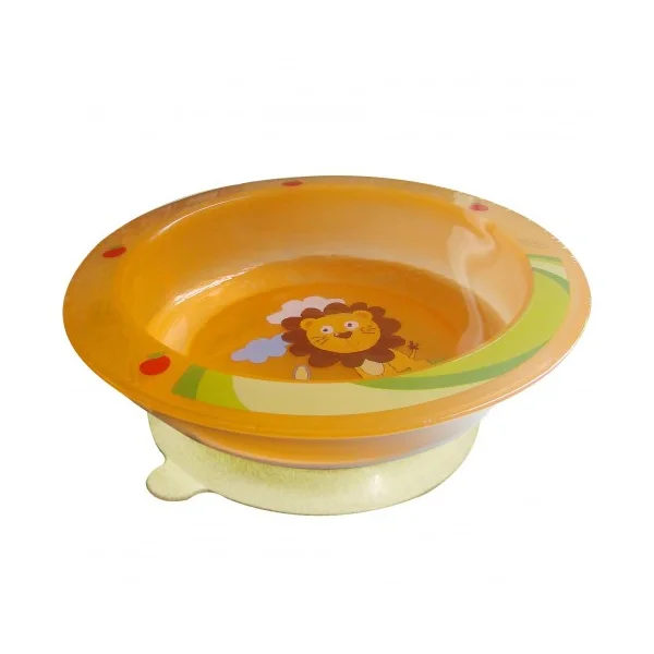 Bát tập ăn đế bám dính an toàn Ami AM55601, Xanh
