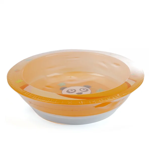 Bát tập ăn đế bám dính an toàn Ami AM55601, Cam