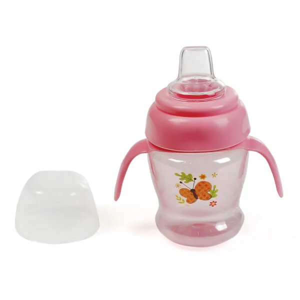 Cốc tập uống núm silicone Ami 150ml,  55402 (Hồng)