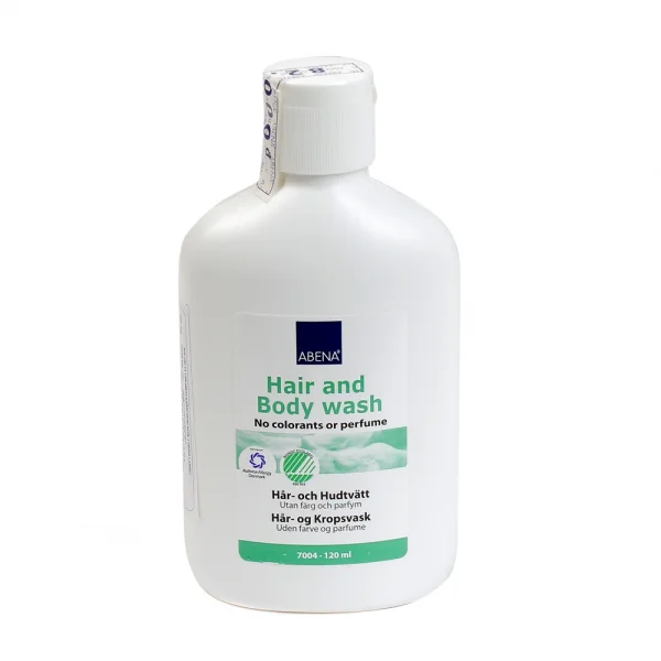 Dầu gội và tắm Abena không dùng nước 2 trong 1, 120ml
