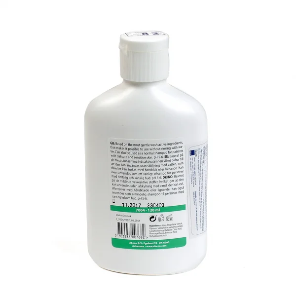 Dầu gội và tắm Abena không dùng nước 2 trong 1, 120ml