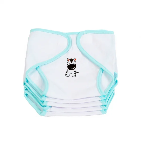 Tã vải dán Carrot lốc 5 cái, Xanh ngọc