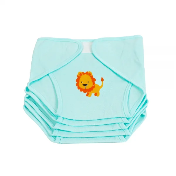 Tã vải dán Carrot lốc 5 cái, Xanh ngọc