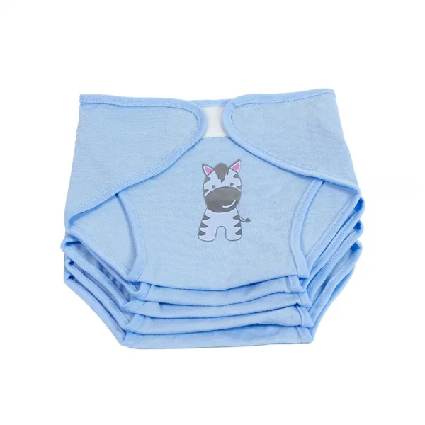 Tã vải dán Carrot lốc 5 cái, Xanh ngọc