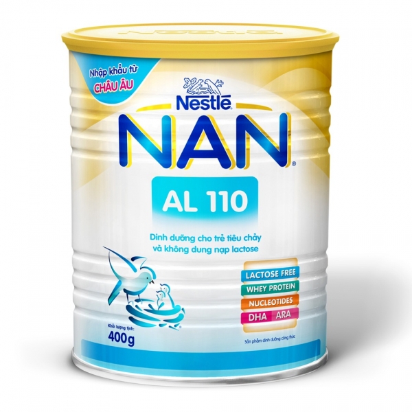 Sữa bột Nestle NAN AL 110, 0-3 tuổi, 400g