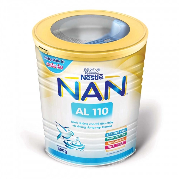 Sữa bột Nestle NAN AL 110, 0-3 tuổi, 400g