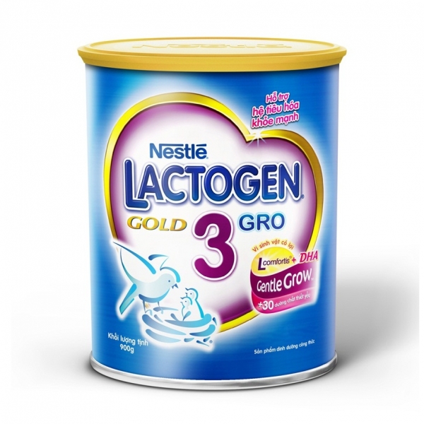 Sữa bột Lactogen Gold 3, 1-2 tuổi, 900g