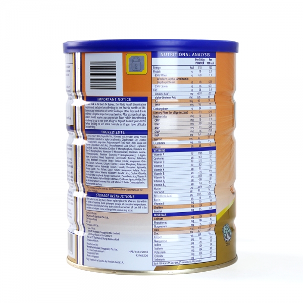 Sữa bột Nestle S26 Gold 1, 0-12 tháng, 900g