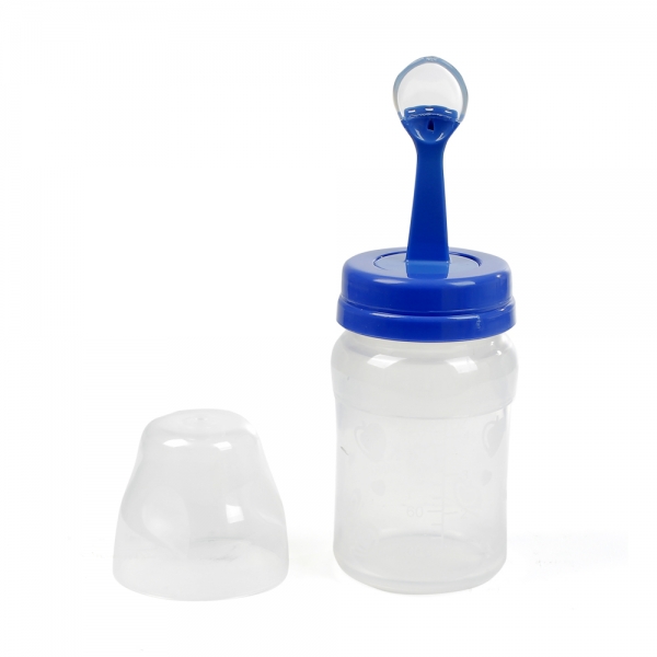Bình ăn dặm silicone Kksmart KK013, Xanh lá cây