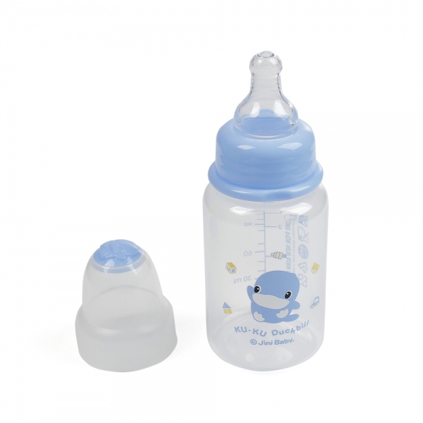 Bình sữa nhựa PP không BPA Kuku KU5918, 120ml Hồng