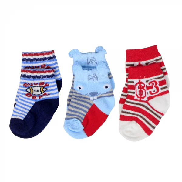 Bộ 3 đôi vớ bé trai Laluna I046012