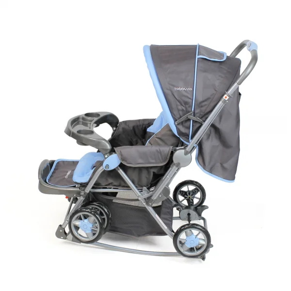 Xe đẩy bập bênh hai chiều Tobby Safari bò con