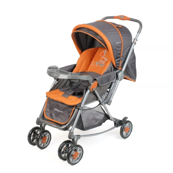 Xe đẩy bập bênh hai chiều Tobby Safari bò con