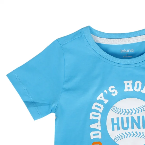 Áo thun bé trai tay ngắn Laluna B056014