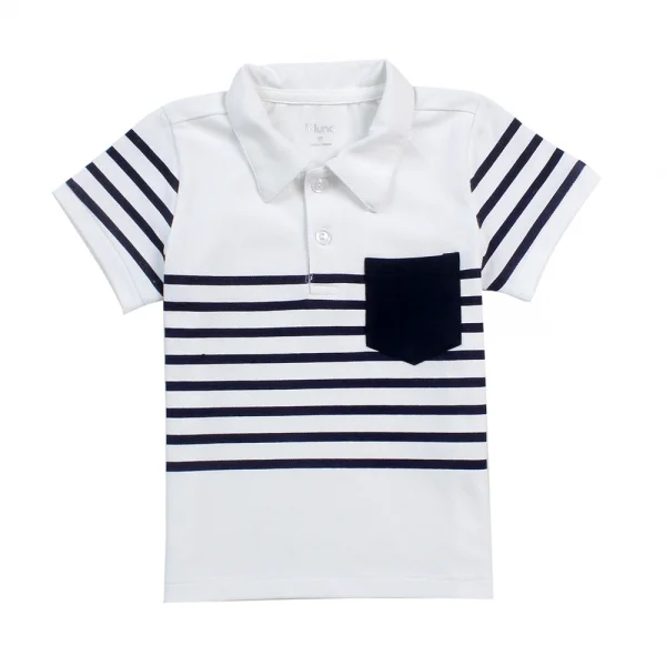 Áo thun bé trai tay ngắn Laluna B056011