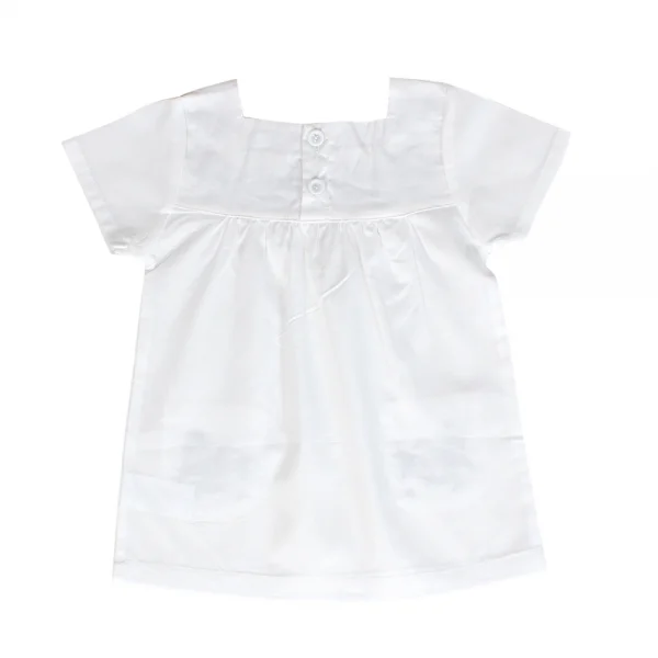 Áo vải bé gái tay ngắn Laluna G056029