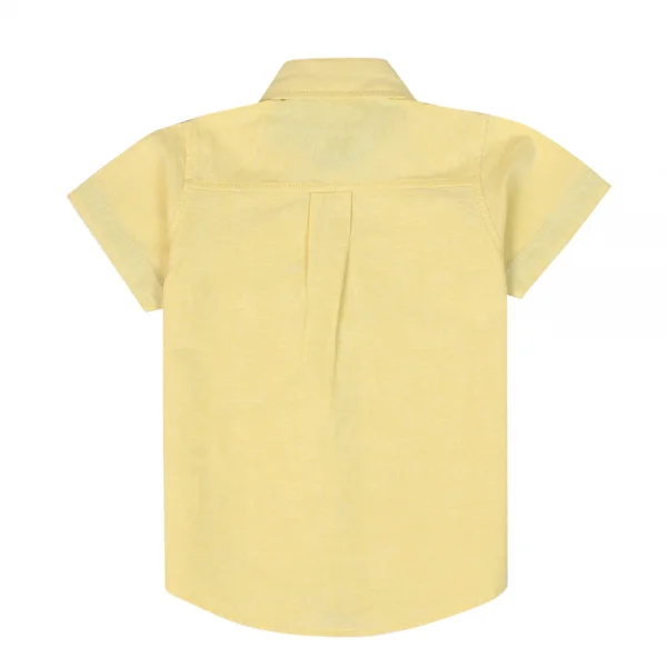 Áo vải bé trai tay ngắn Laluna B056029