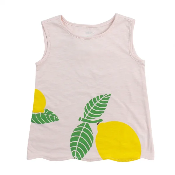 Áo thun bé gái sát nách Laluna G065001