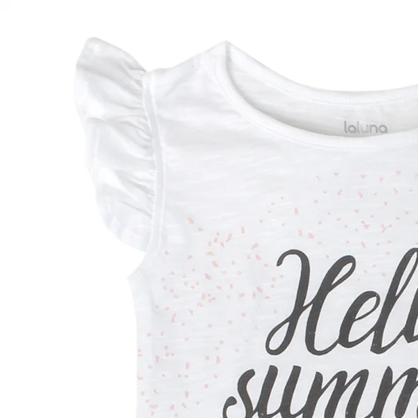 Áo thun bé gái sát nách Laluna G065002