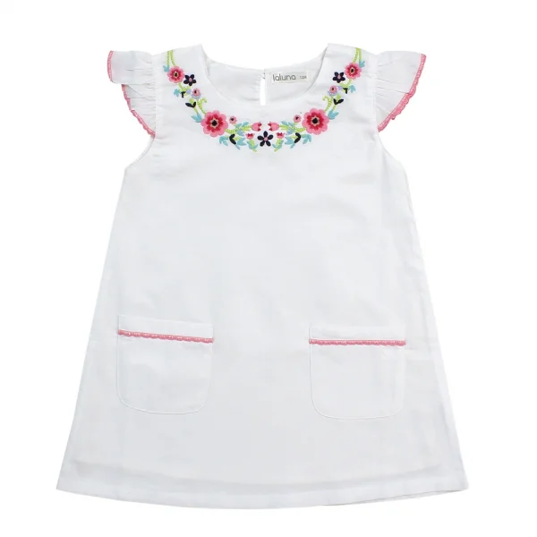 Đầm vải bé gái Laluna G066005