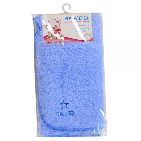 Khăn microfiber siêu mềm Gia An, 28x48 cm, hồng