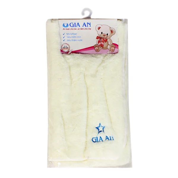 Khăn microfiber siêu mềm Gia An, 28x48 cm, hồng