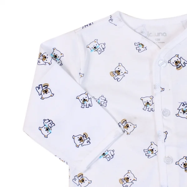 Bộ sơ sinh tay dài quần dài Laluna I076004