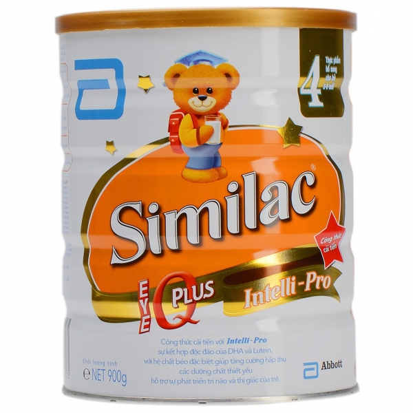 Sữa bột Similac IQ 4, 3-6 tuổi, 900g
