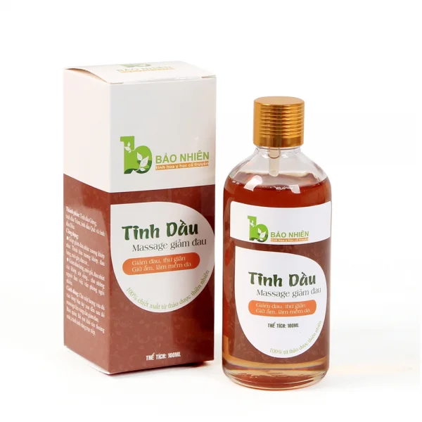 Tinh dầu massage giảm đau Bảo Nhiên