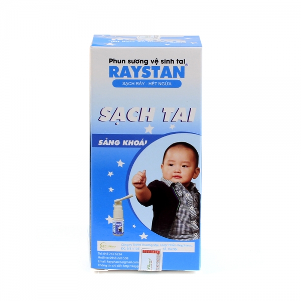 Chai xịt phun sương vệ sinh tai Raystan 12ml