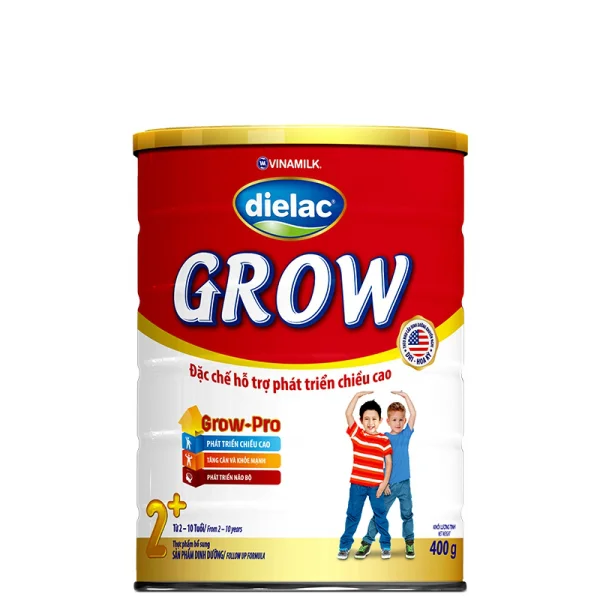 Sữa bột Vinamilk Dielac Grow 2+, 400g
