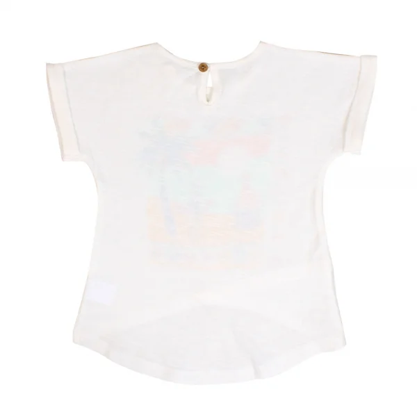 Áo thun bé gái tay ngắn Laluna G096004