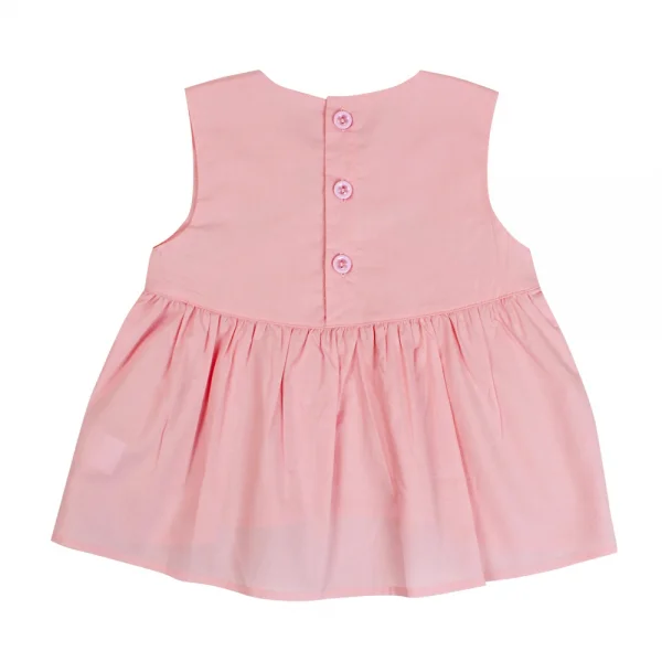 Áo vải bé gái sát nách Laluna G096017