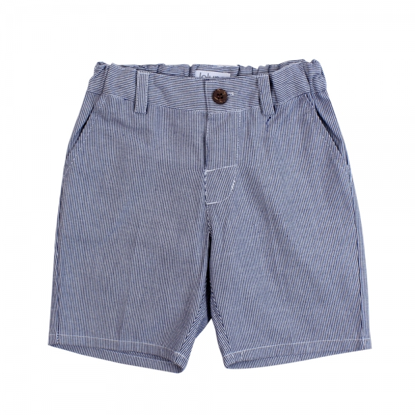 Quần jeans bé trai ngắn Laluna B106001