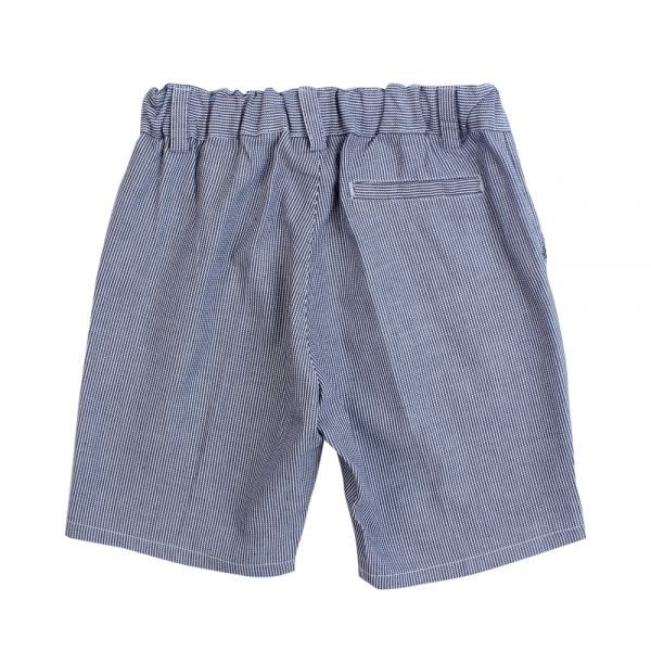 Quần jeans bé trai ngắn Laluna B106001