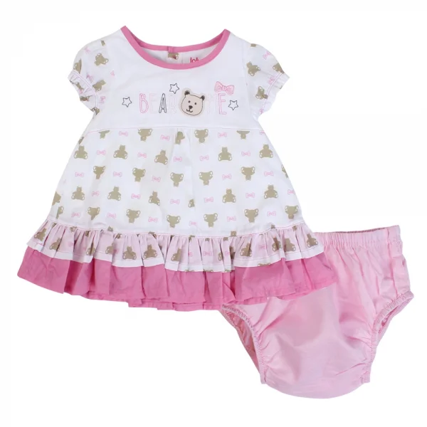Đầm bé gái Wonderchild I096036 (3M, Hồng)