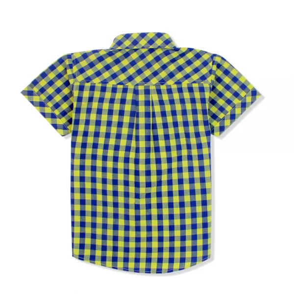 Áo vải bé trai tay ngắn Laluna B126055