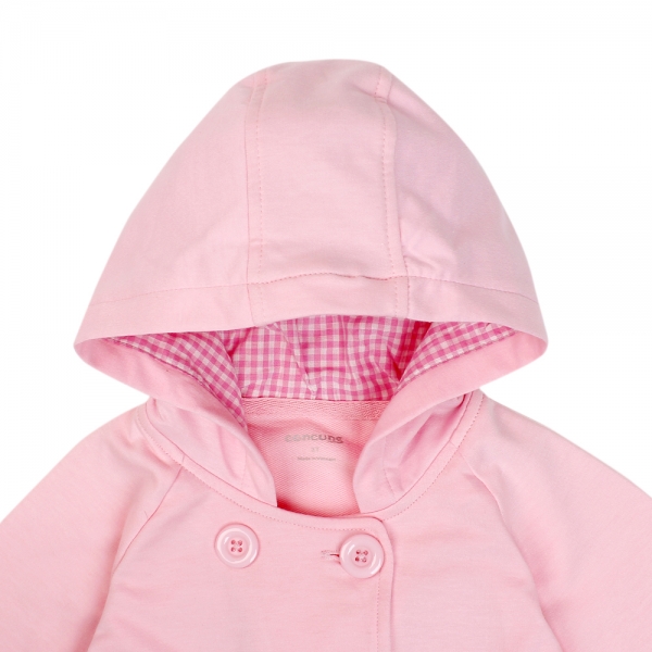 Áo khoác thun bé gái Concung G017012 Hồng