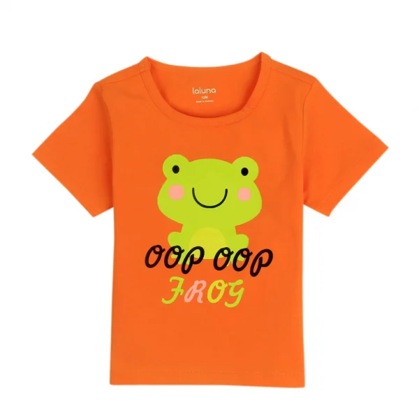 Áo thun bé trai tay ngắn Laluna B017017