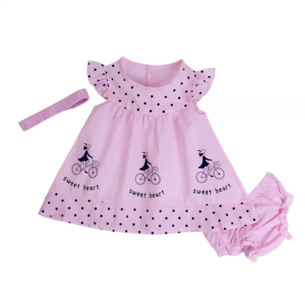 Đầm vải bé gái Wonderchild G126008