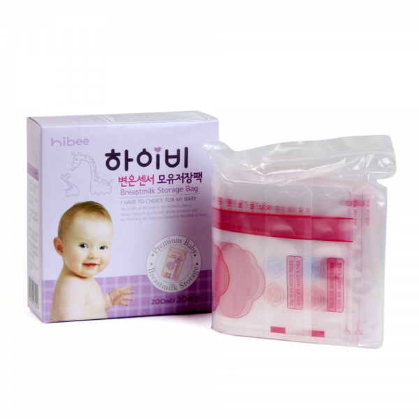 Túi trữ sữa cảm ứng nhiệt Hàn Quốc HB-30 (30 túi)