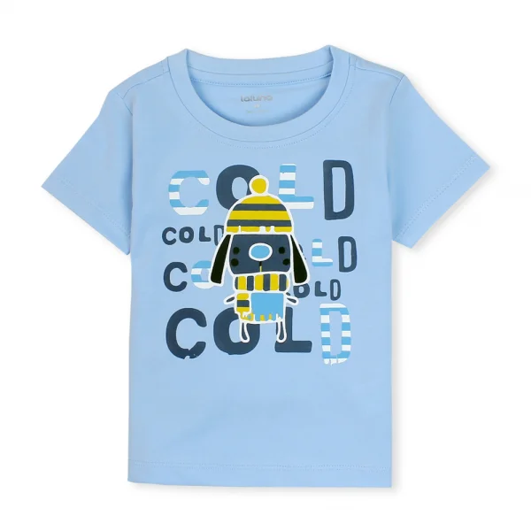 Bộ thun bé trai ngắn Laluna B037011