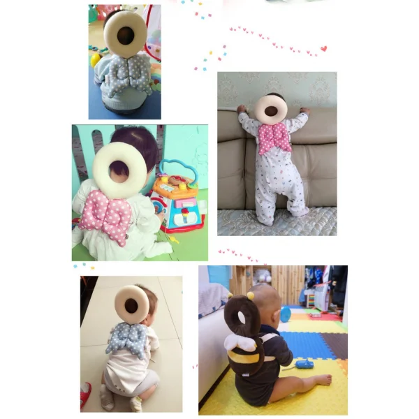 Gối đỡ bảo vệ đầu, lưng cho bé con ong vàng nâu