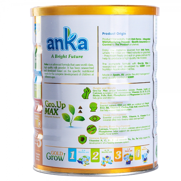 Sữa bột Anka Gold Grow Step 3 900g